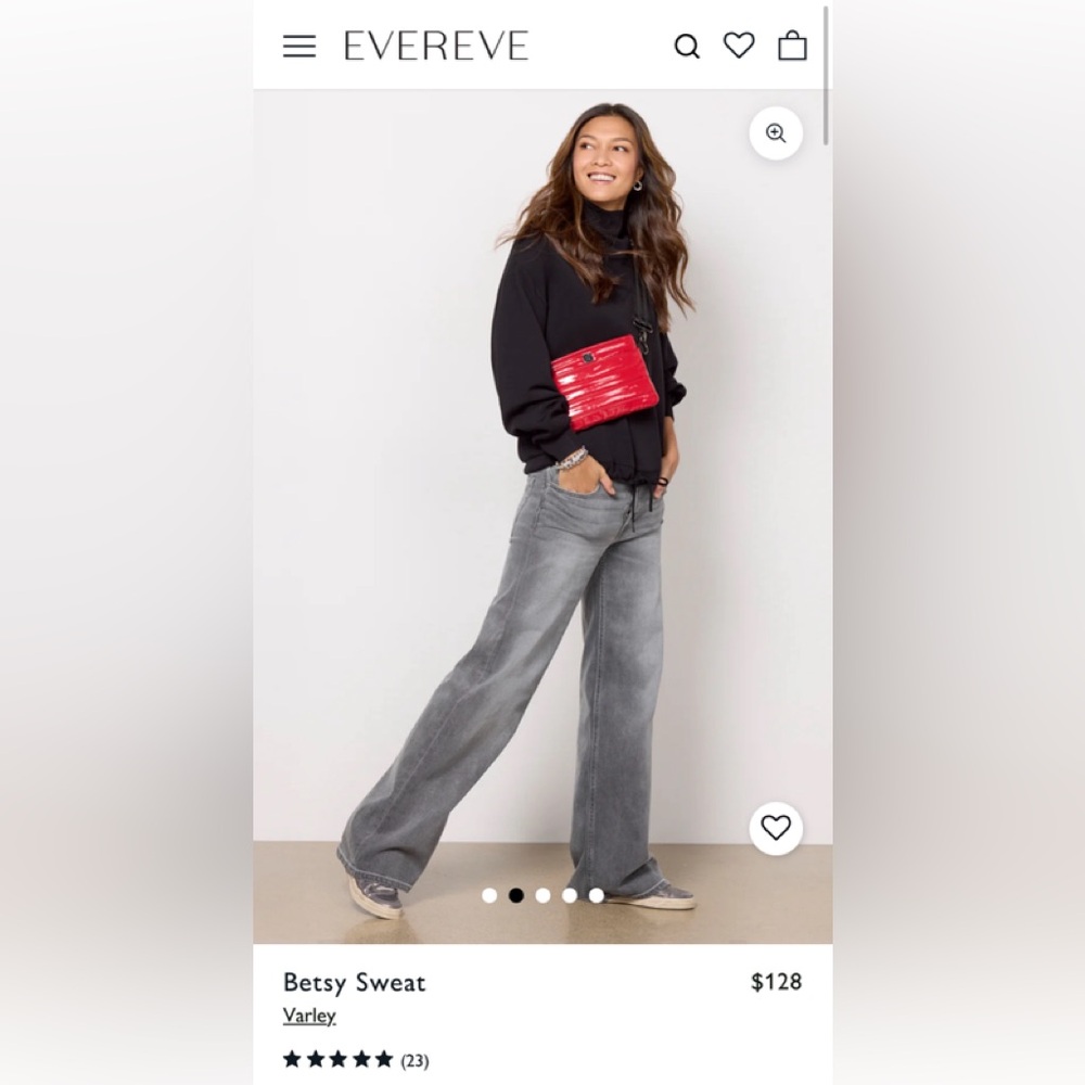 NWT Evereve Varley Betsy Sweat